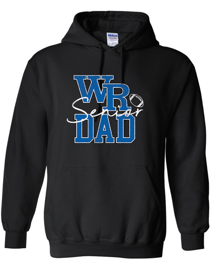 WR Senior Dad Gildan Hooded Sweatshirt