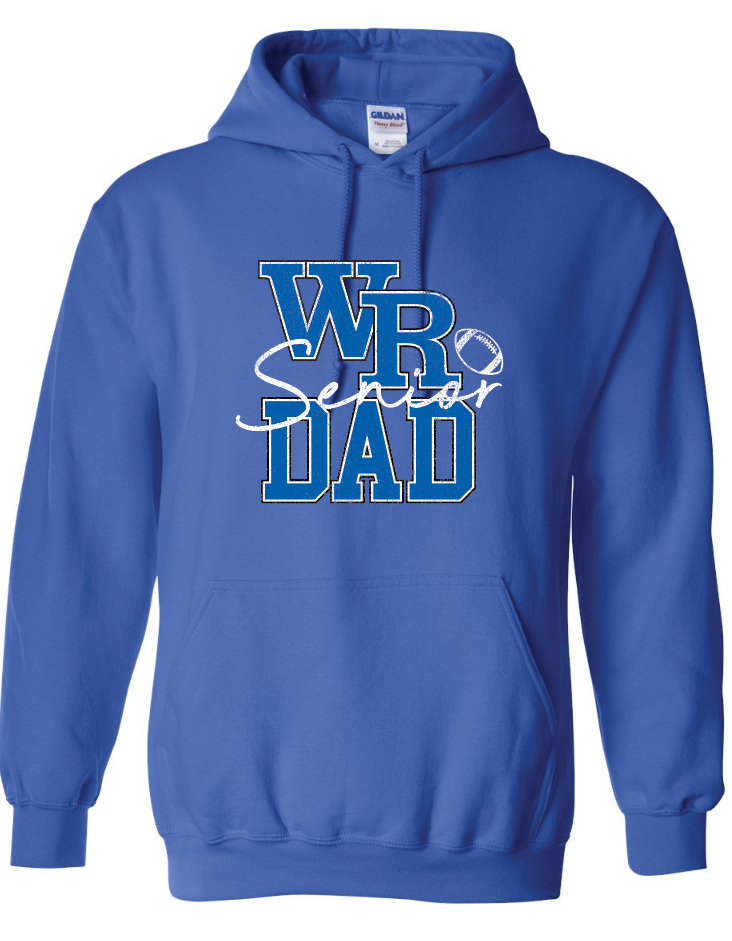 WR Senior Dad Gildan Hooded Sweatshirt