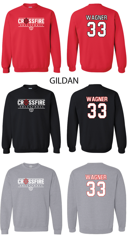 Crossfire Volleyball Crew Sweatshirts
