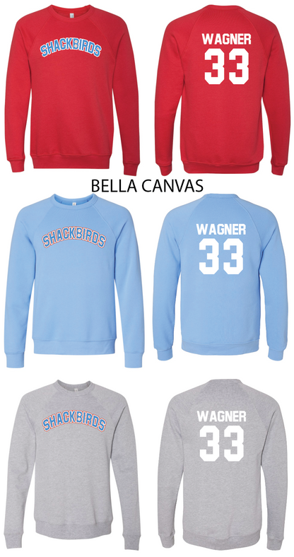 Shackbirds Crew Sweatshirts