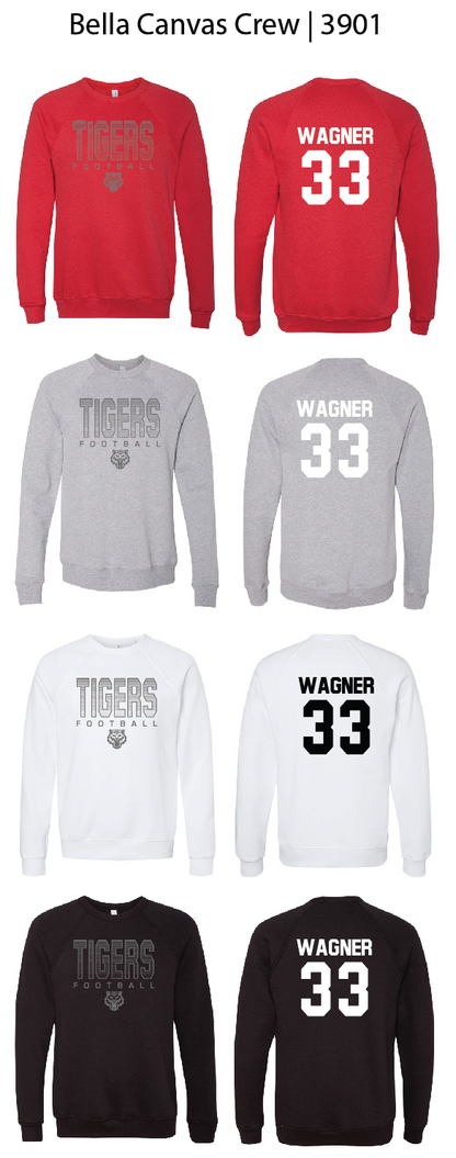 Tigers in Gray Crew Sweatshirts