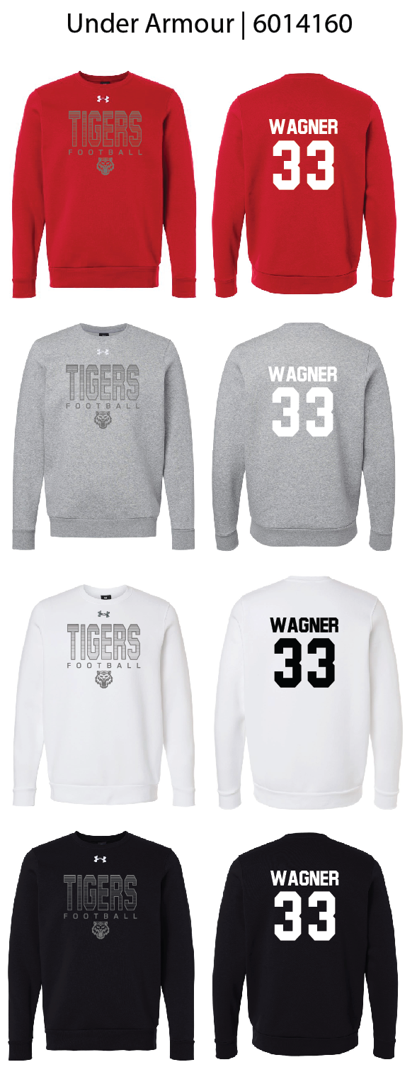 Tigers in Gray Crew Sweatshirts