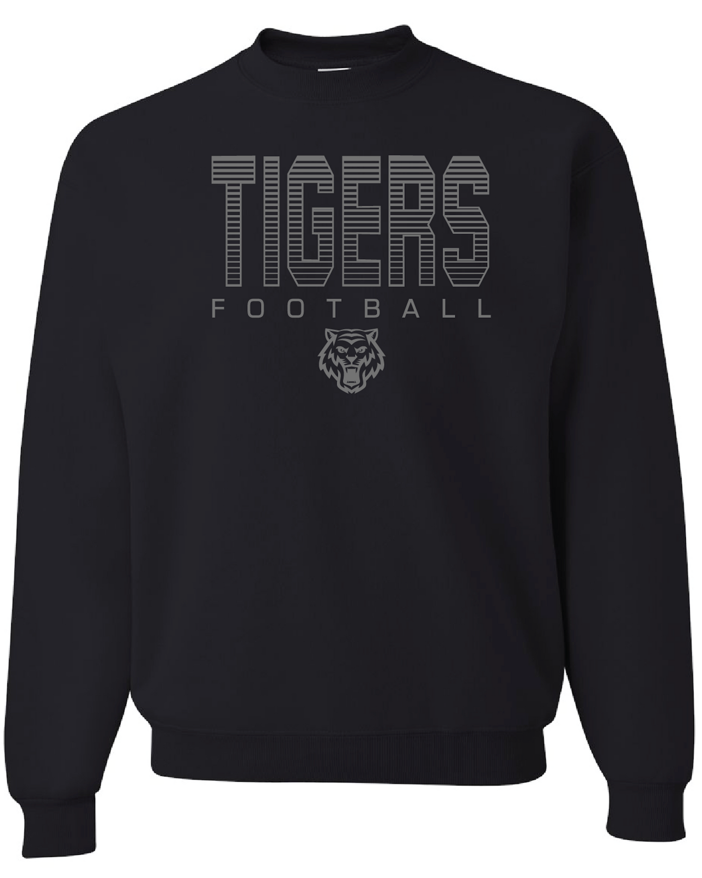 Tigers in Gray Crew Sweatshirts