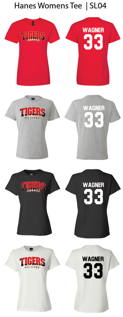 Tigers Football Laces Shirts