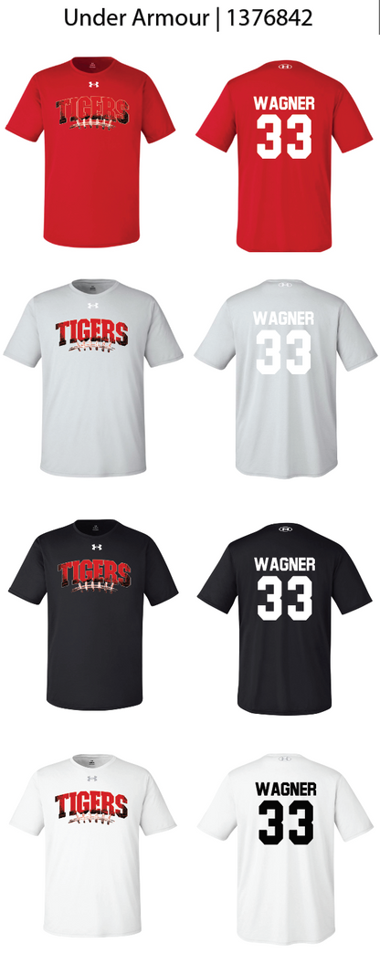 Tigers Football Laces Shirts