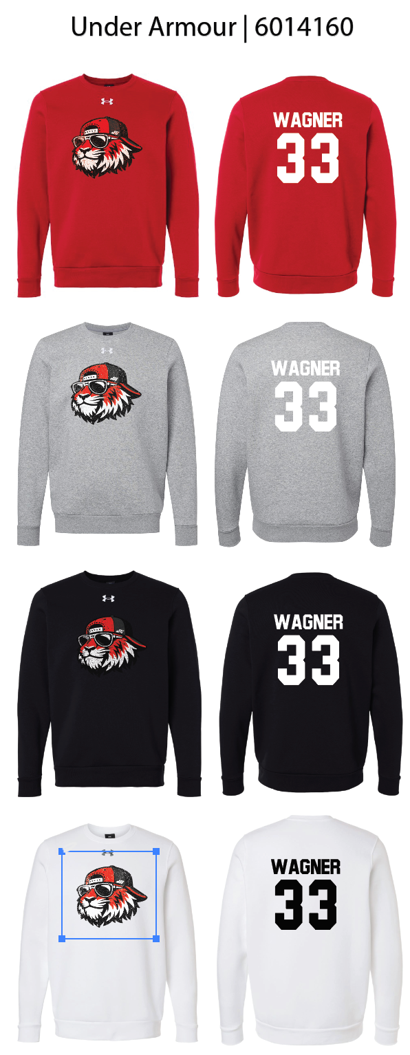 Cool Tiger Cap Crew Sweatshirts
