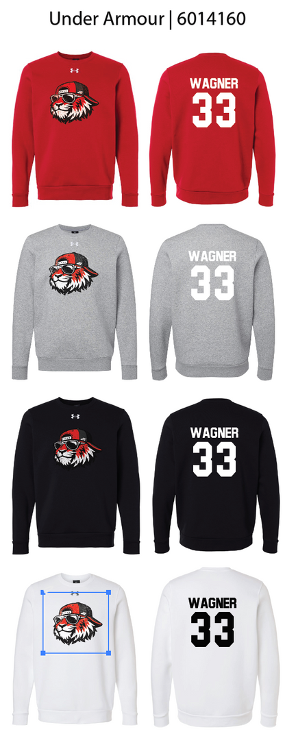 Cool Tiger Cap Crew Sweatshirts