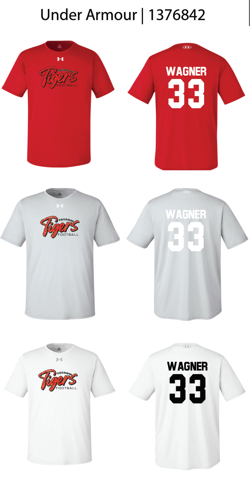 Tigers Football Shirts