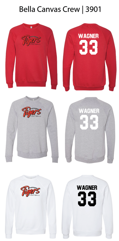 Tigers Football Crew Sweatshirts