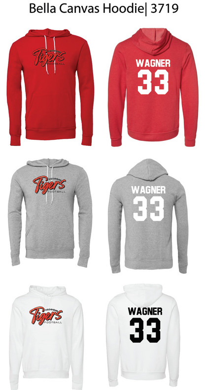 Tiger Football Hoodies