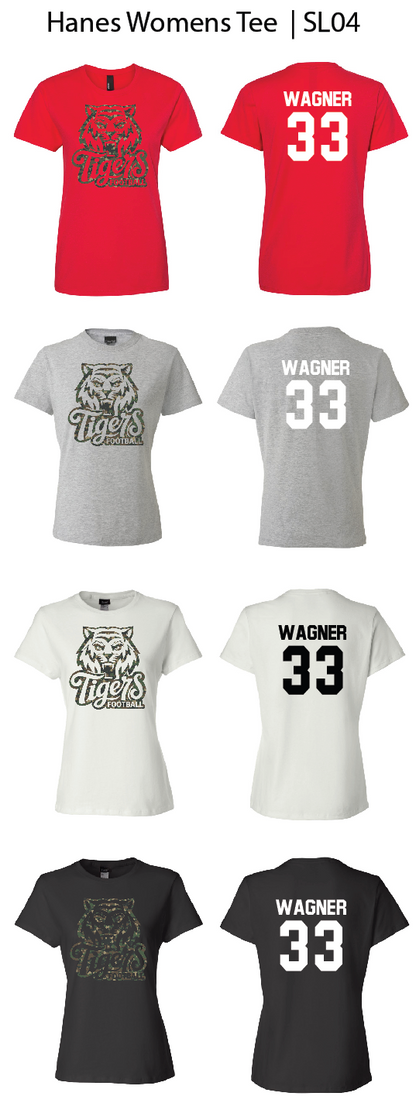 Camo Tiger Football Shirts