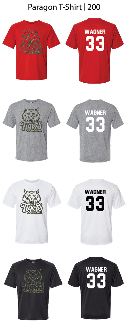 Camo Tiger Football Shirts