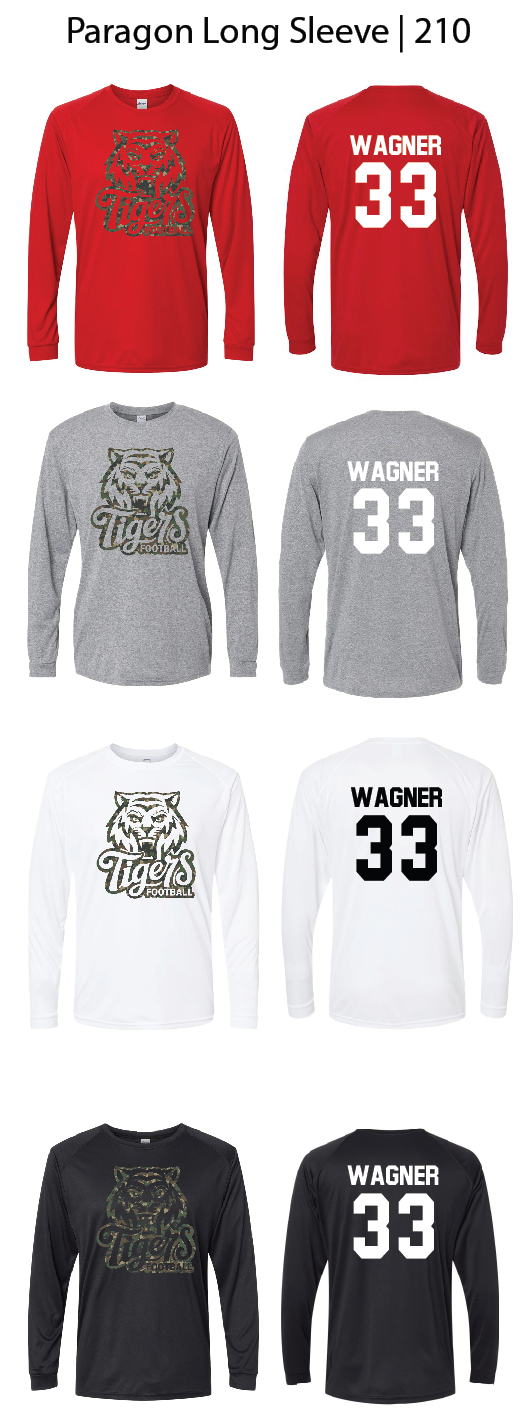 Camo Tiger Football Shirts