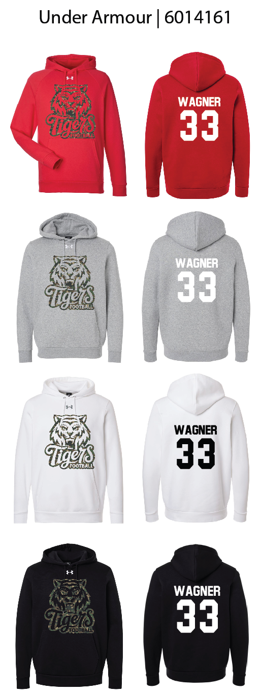 Camo Tigers Hoodies