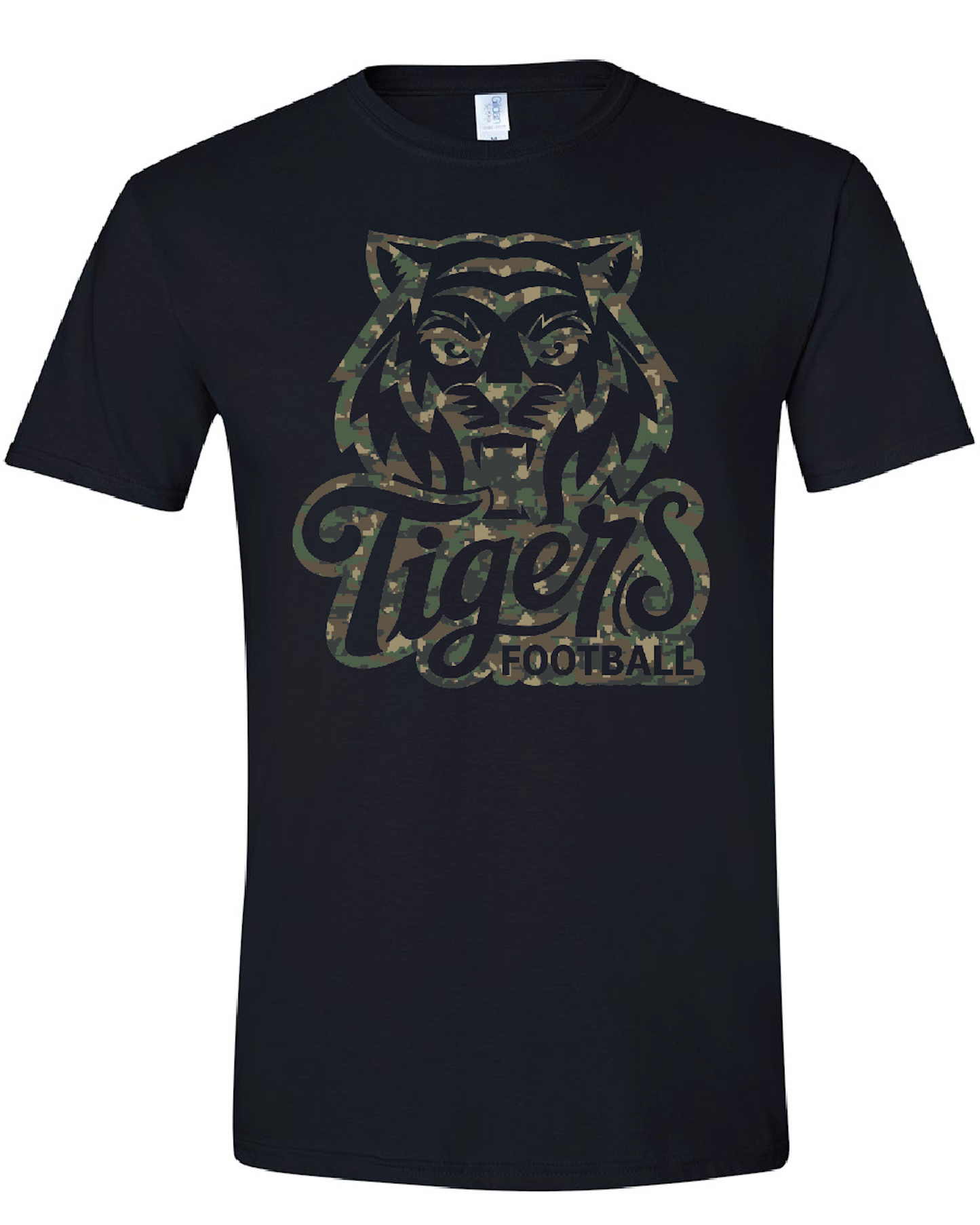 Camo Tiger Football Shirts