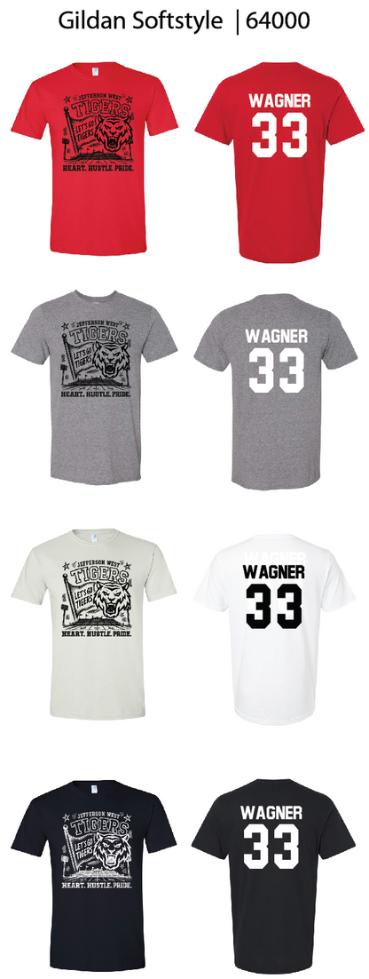 Heart. Hustle, Pride Tigers Football Shirts