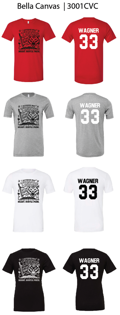 Heart. Hustle, Pride Tigers Football Shirts