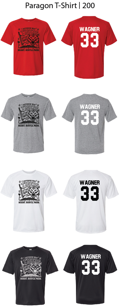 Heart. Hustle, Pride Tigers Football Shirts