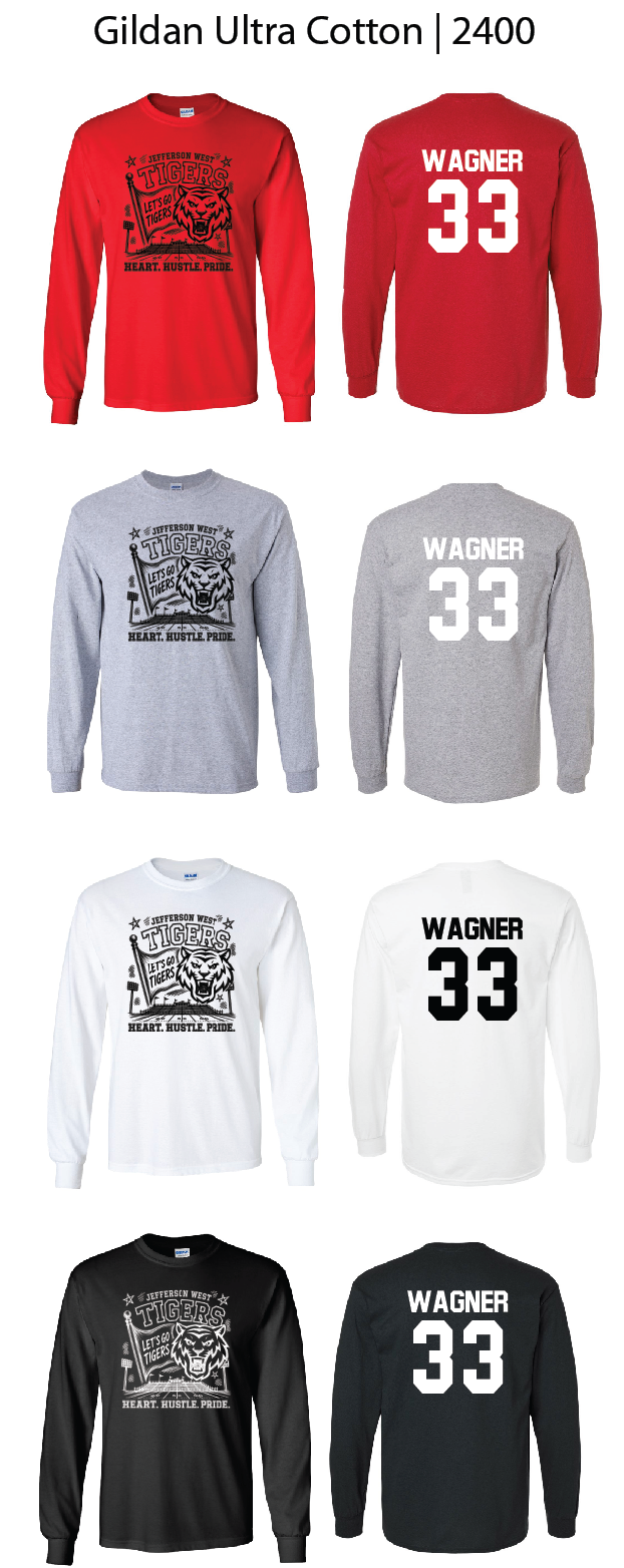 Heart. Hustle, Pride Tigers Football Shirts
