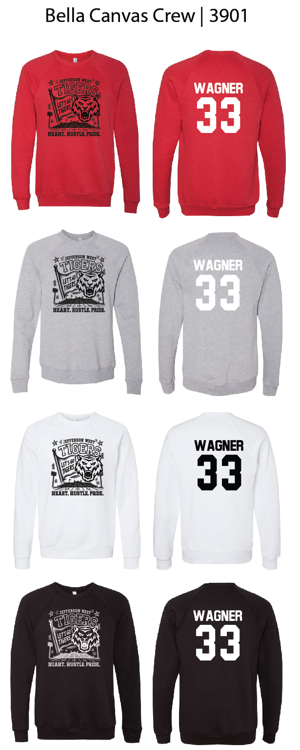 Heart. Hustle. Pride. Crew Sweatshirts