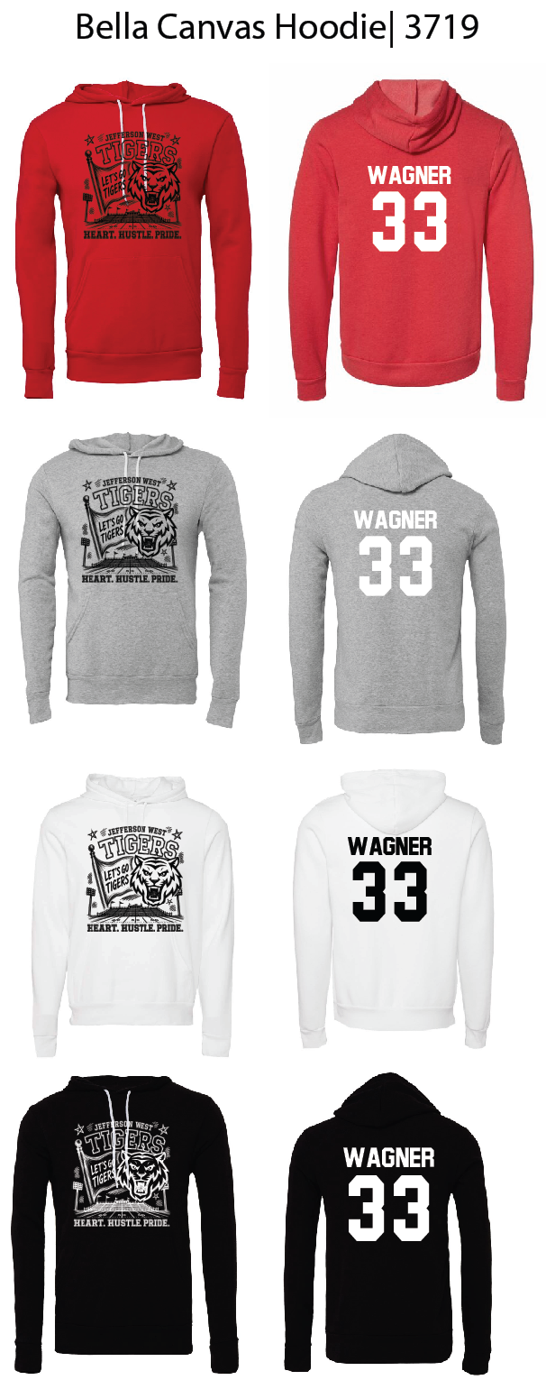 Heart. Hustle. Pride Hoodies