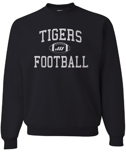Jeff West Tigers Football Crew Sweatshirts
