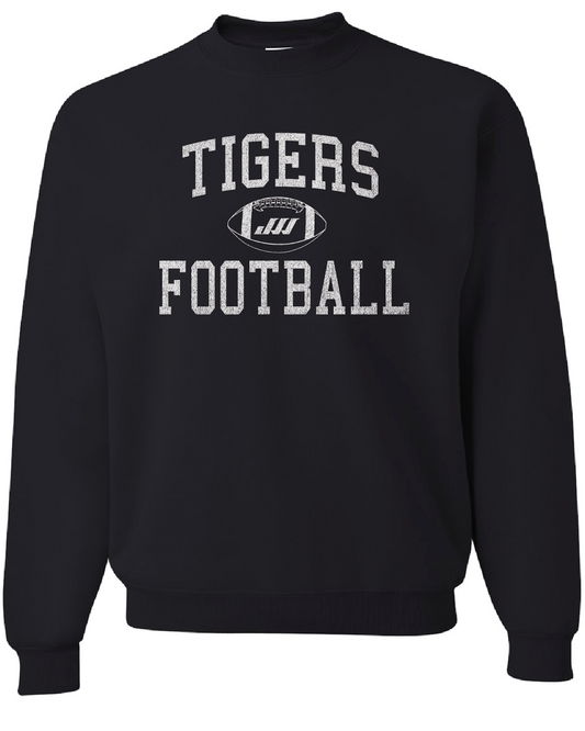 Jeff West Tigers Football Crew Sweatshirts