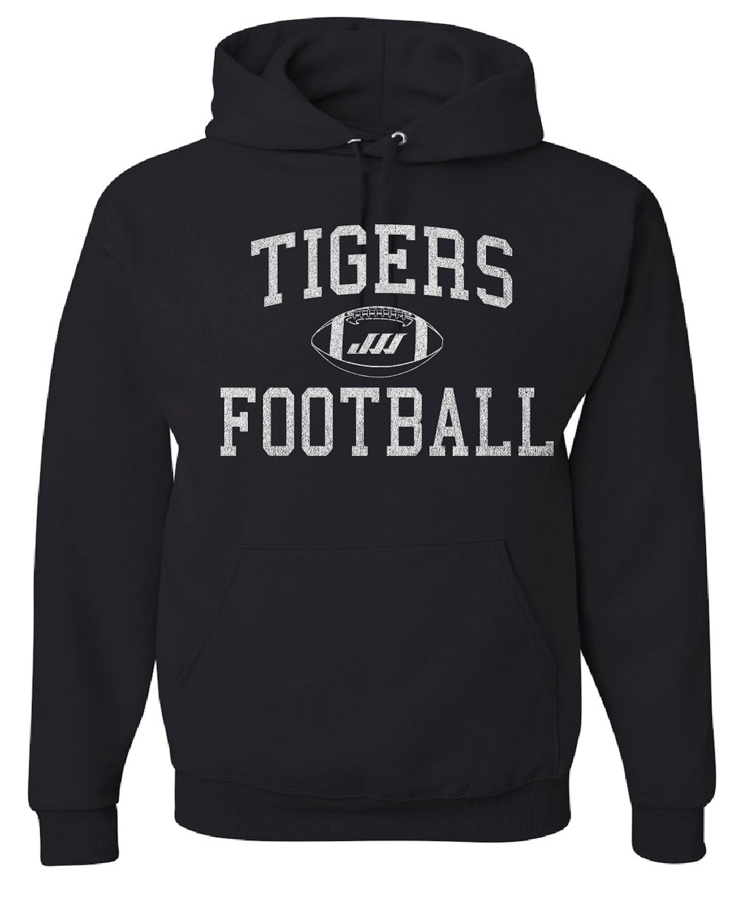 Jeff West Tigers Football Hoodies