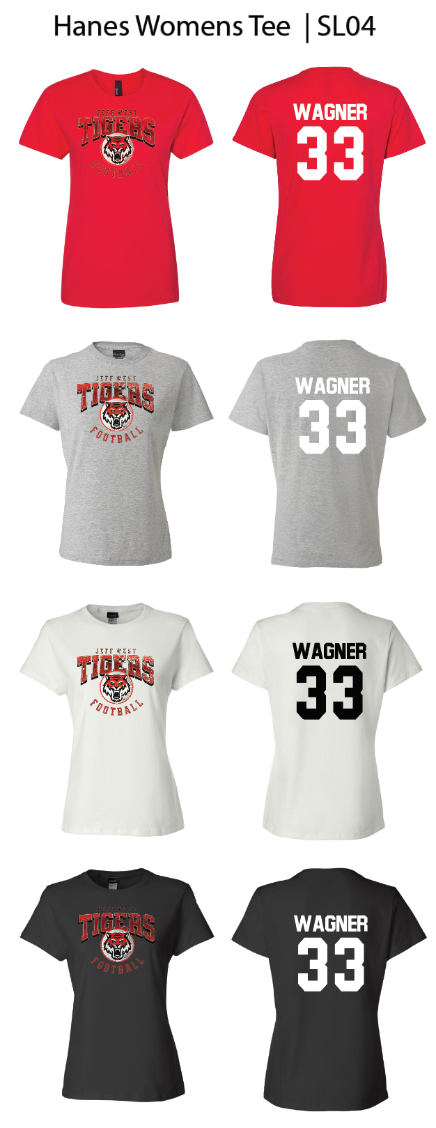 Tigers Football Logo Shirts