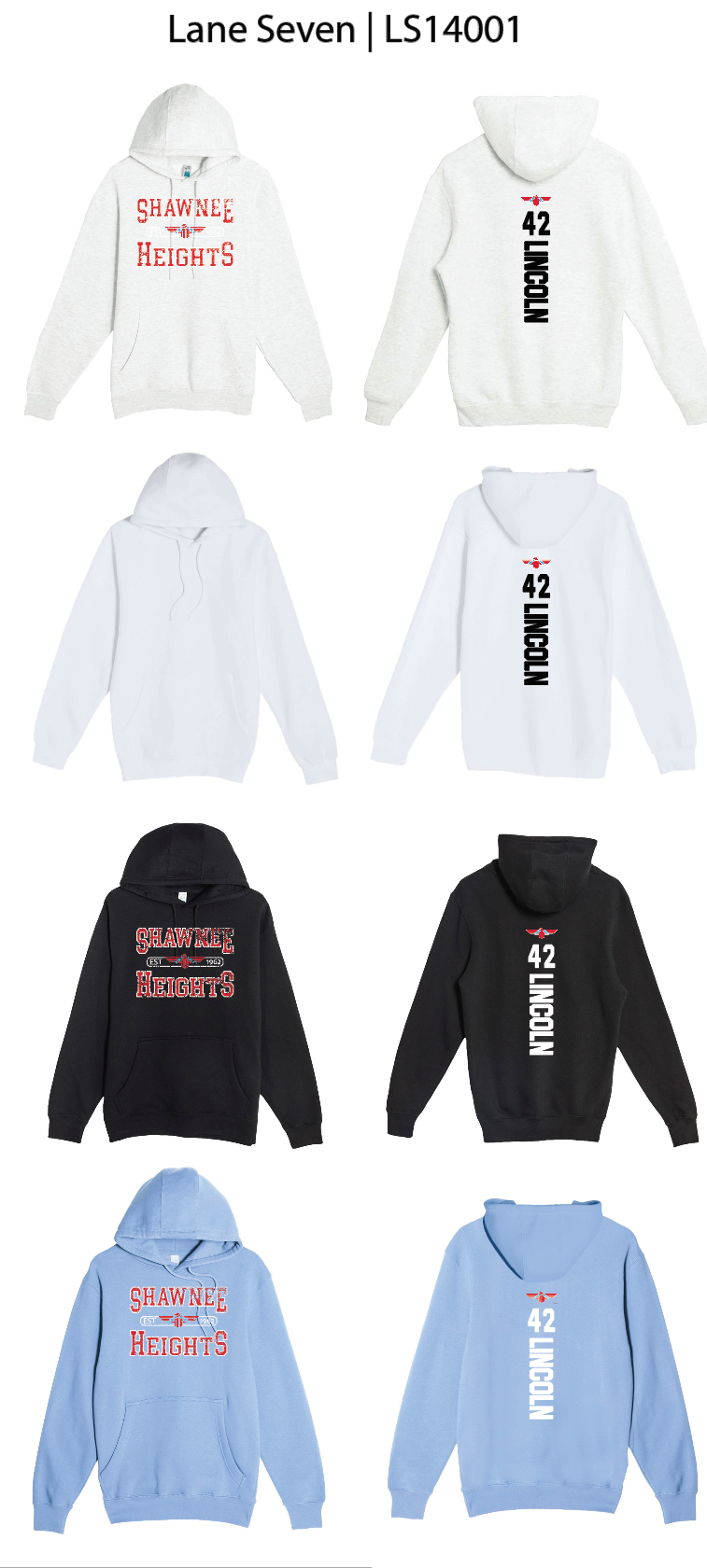 Shawnee Heights Hoodies