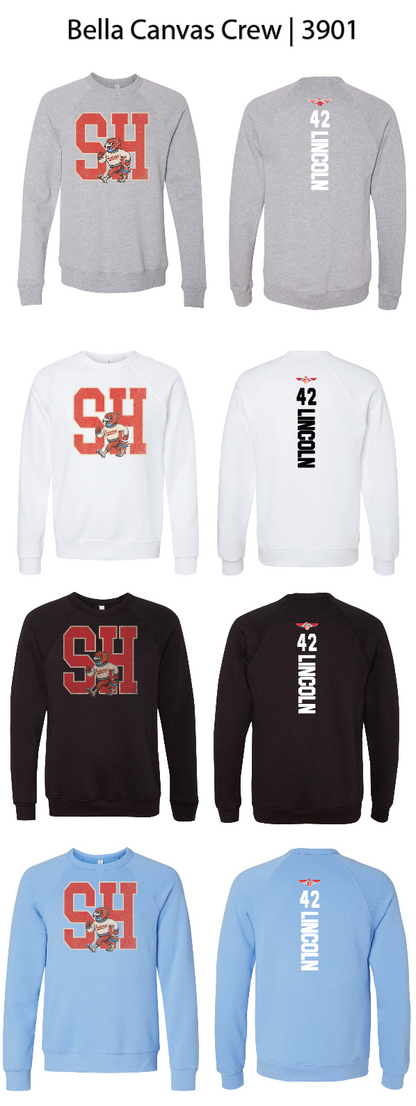SH Vintage Mascot T-shirts Crew Sweatshirts