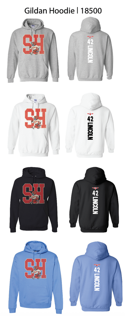 SH Vintage Mascot Hoodies