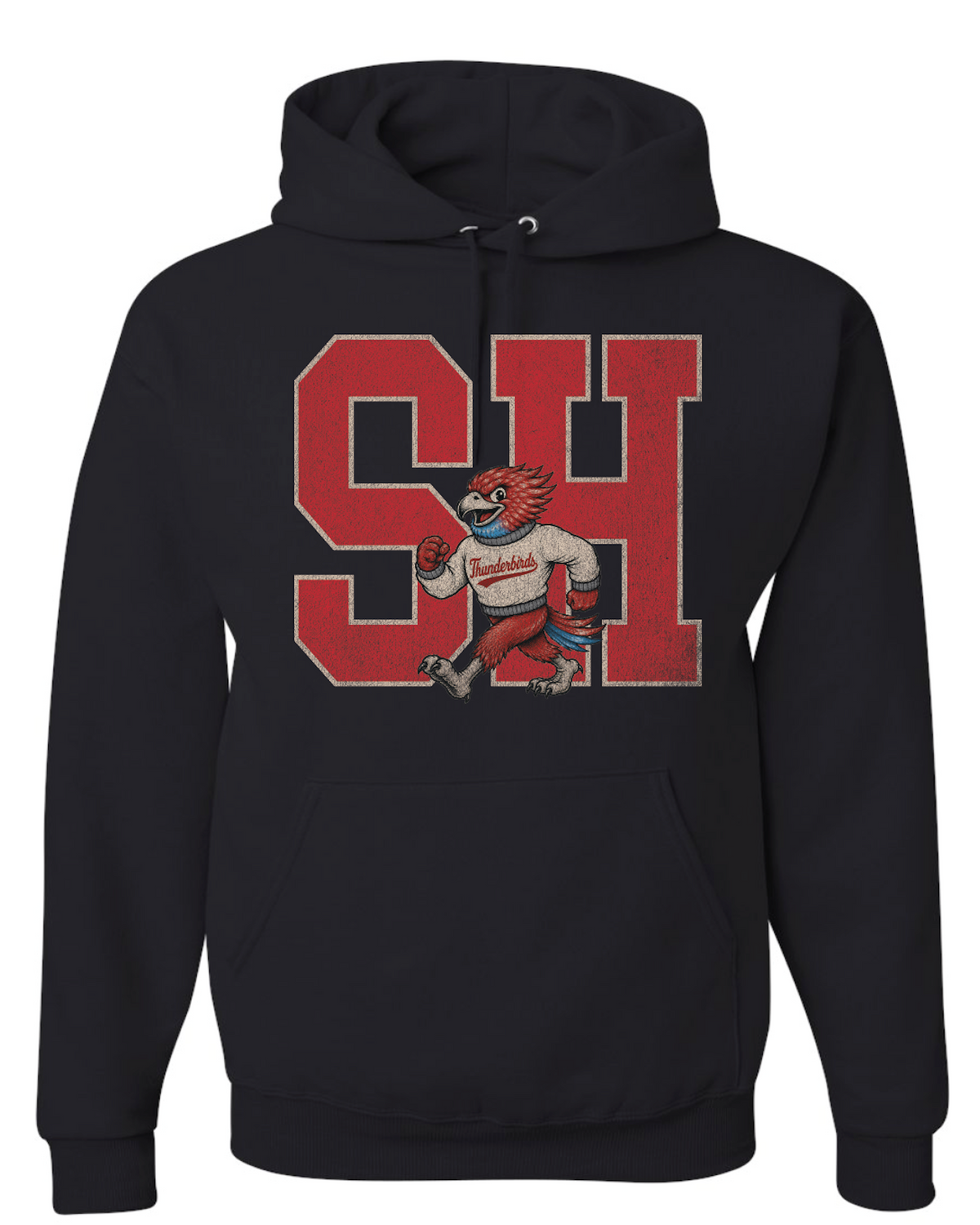 SH Vintage Mascot Hoodies