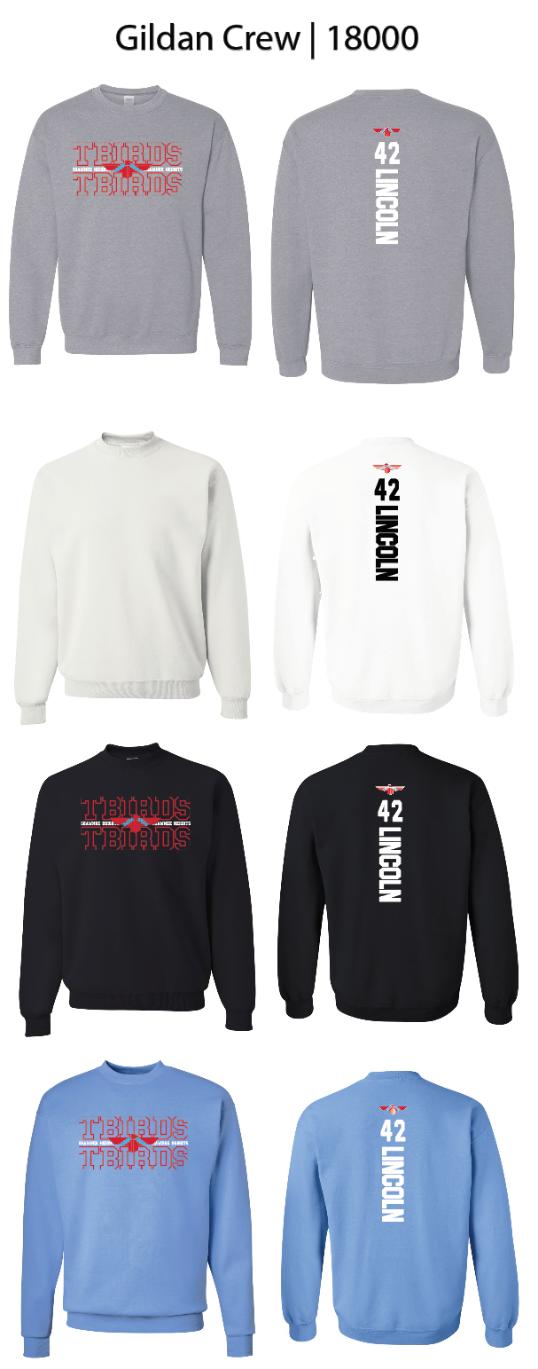 TBIRDS Crew Sweatshirts