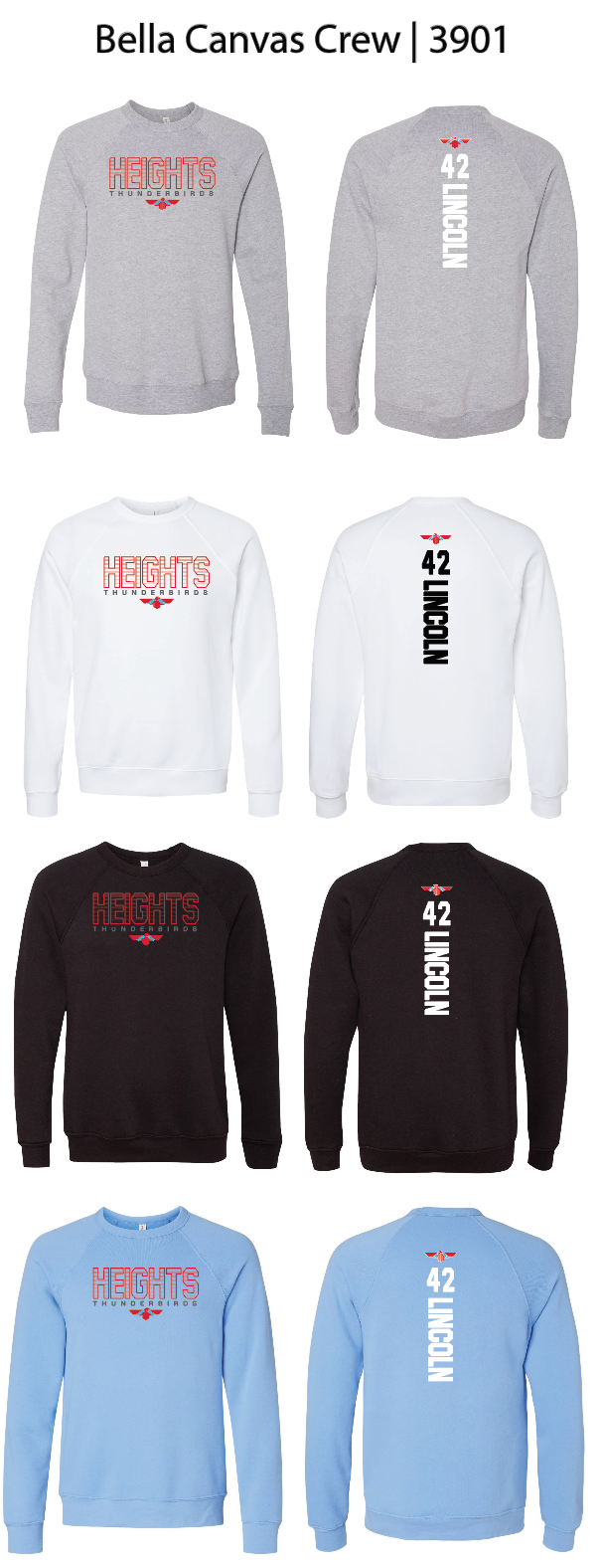 Heights Crew Sweatshirts