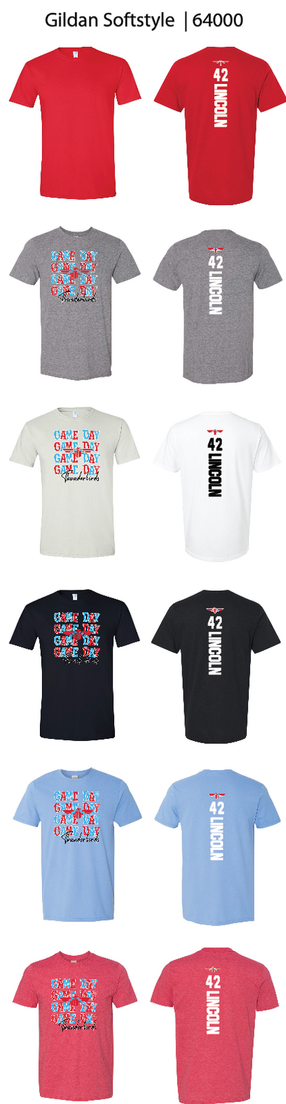 Game Day T-shirts