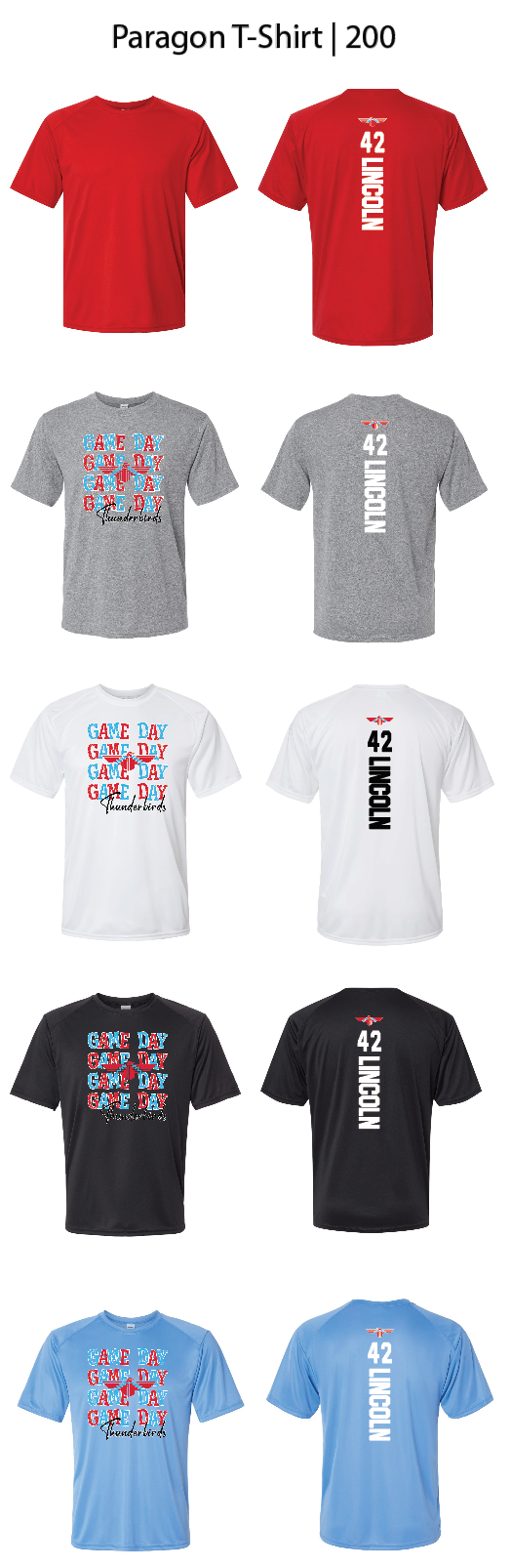 Game Day T-shirts