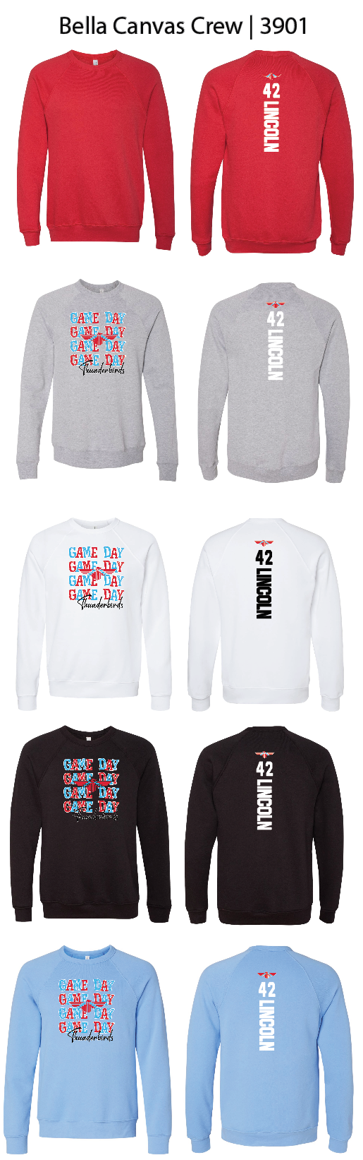 Game Day Crew Sweatshirts