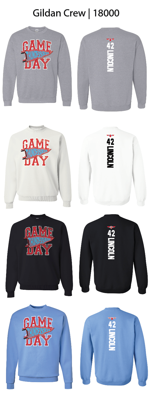 Thunderbirds Pennant Crew Sweatshirts
