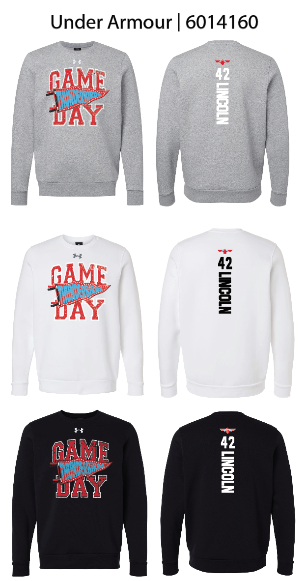 Thunderbirds Pennant Crew Sweatshirts