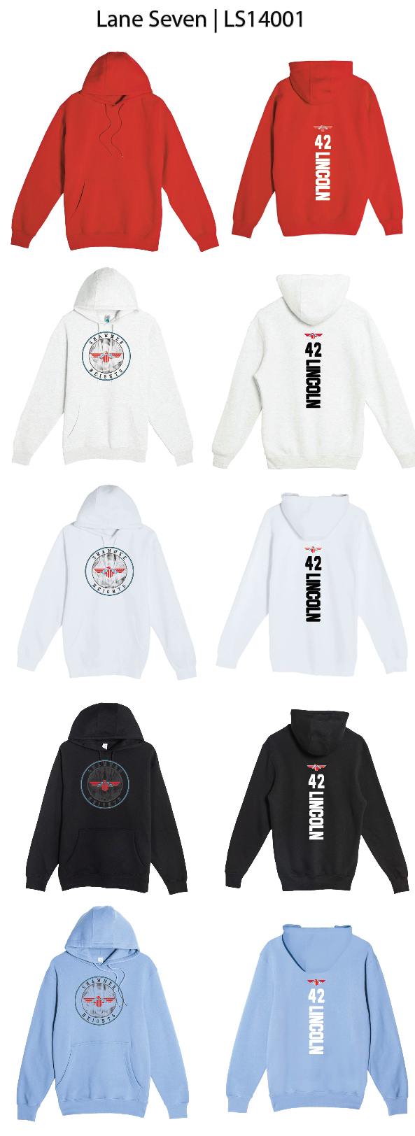 Round Shawnee Heights Hoodies