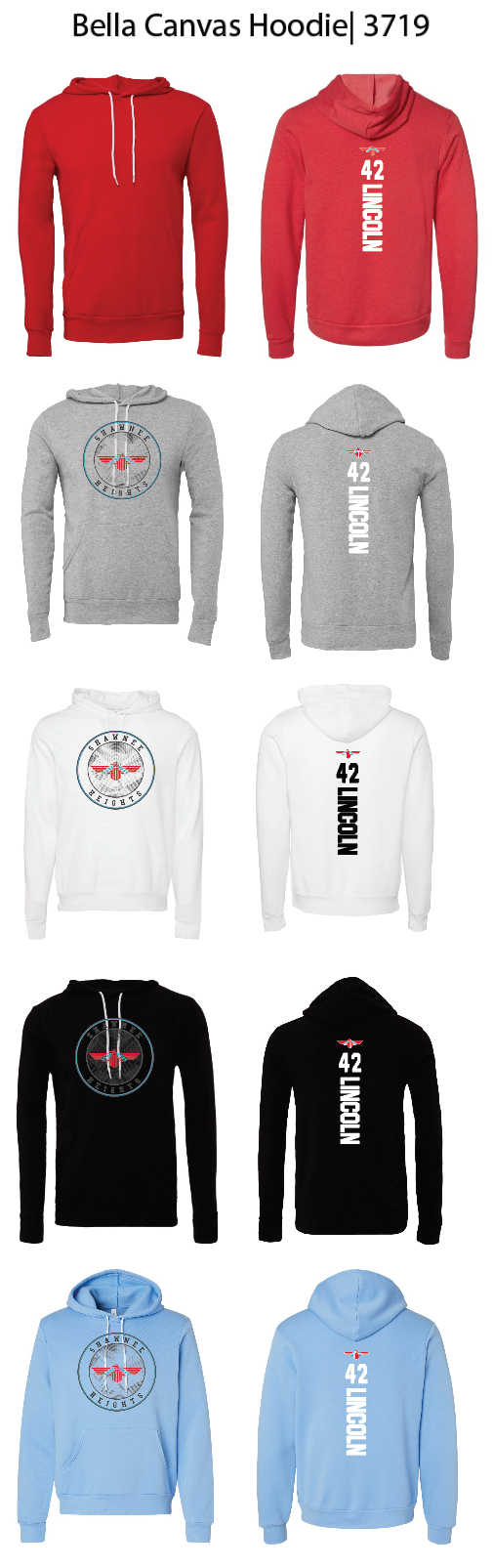 Round Shawnee Heights Hoodies