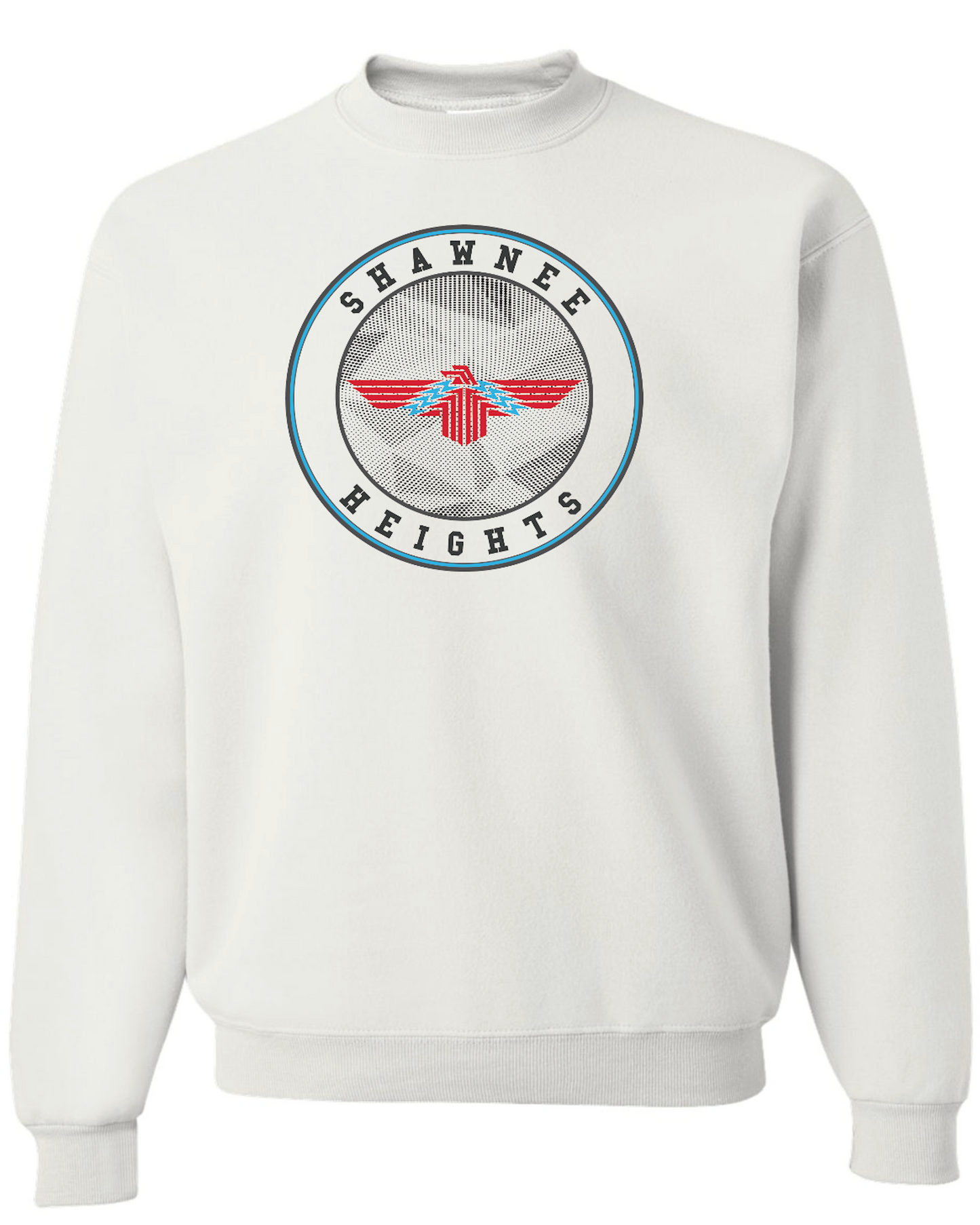 Round Shawnee Heights Crew Sweatshirts