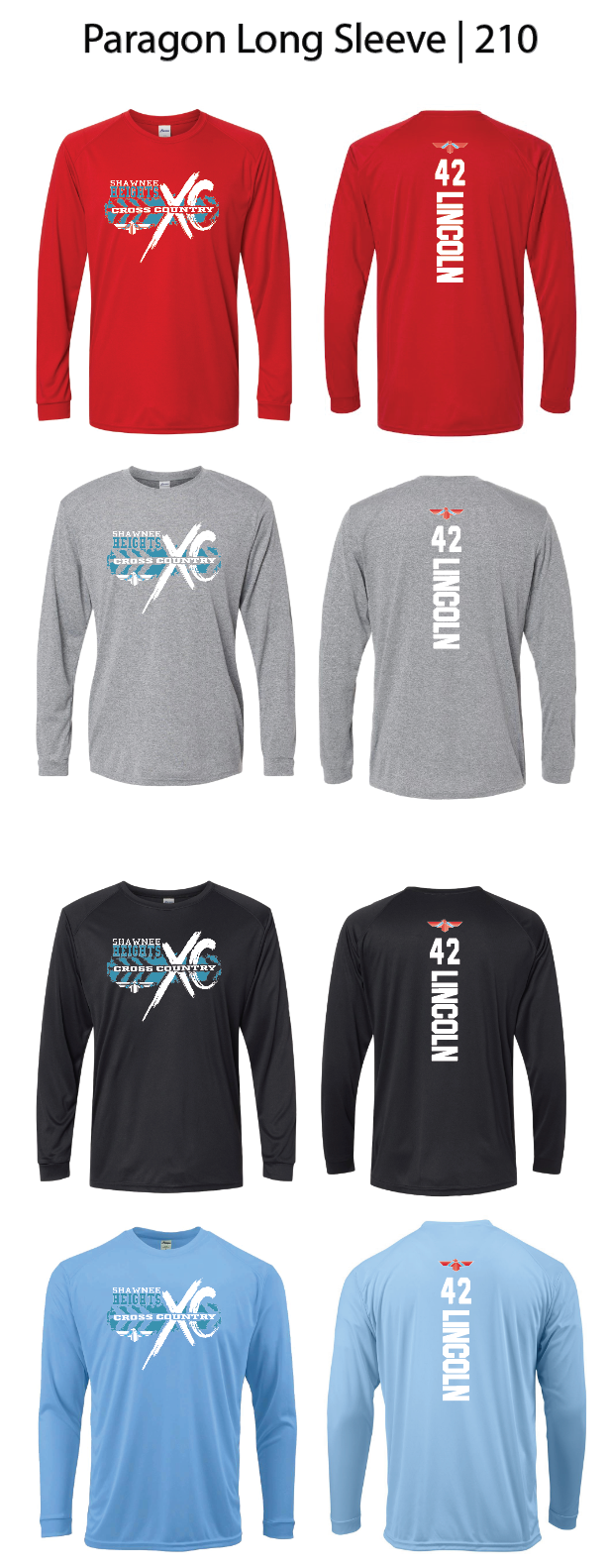 Shawnee Heights Cross Country T-shirts