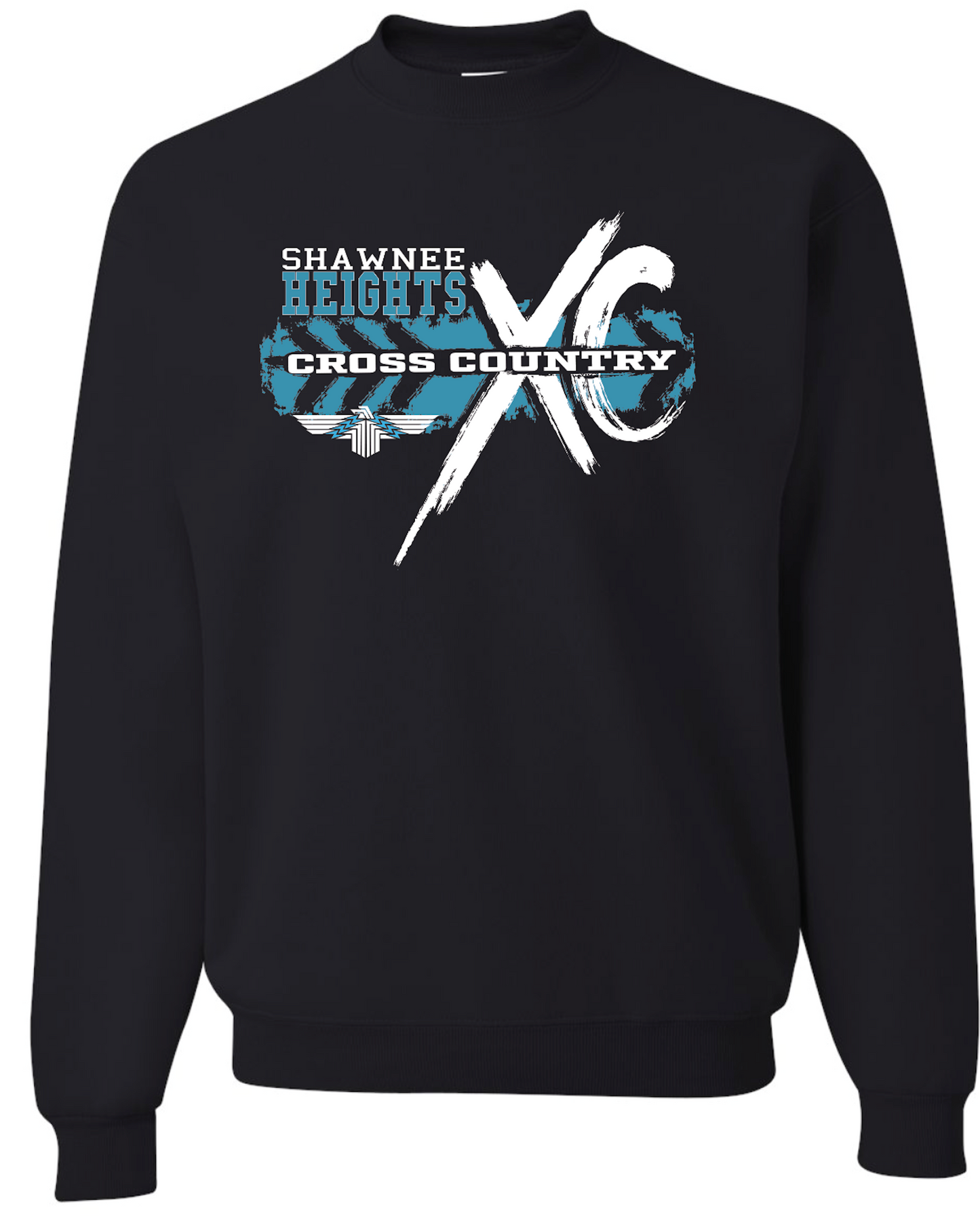 Shawnee Heights Cross Country Crew Sweatshirts