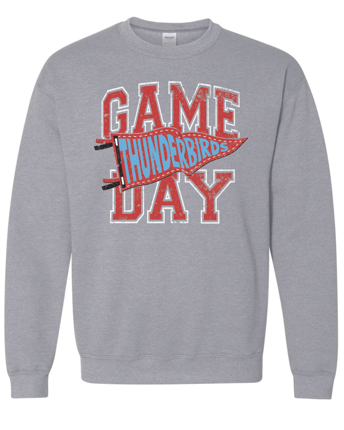 Thunderbirds Pennant Crew Sweatshirts