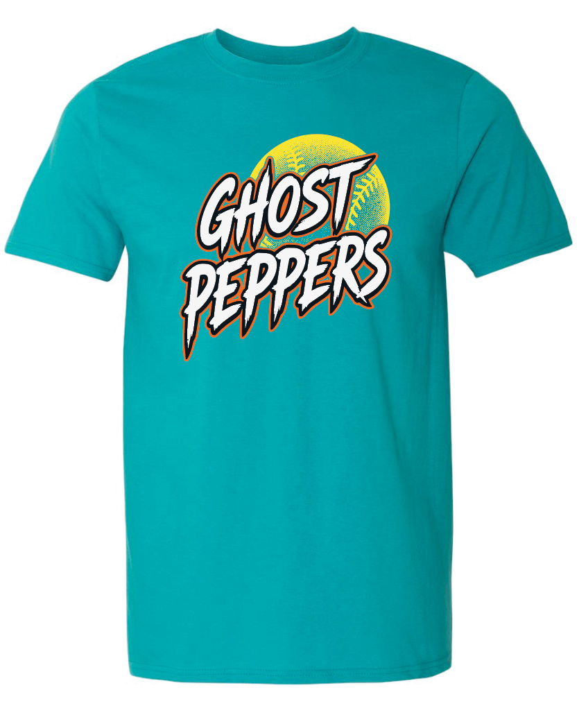 Ghost Peppers Softball Gildan T-Shirt