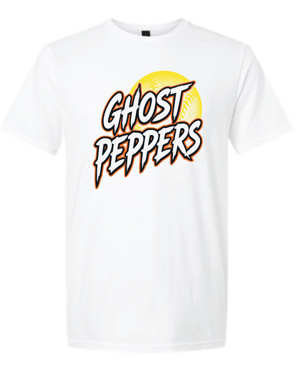 Ghost Peppers Softball Gildan T-Shirt
