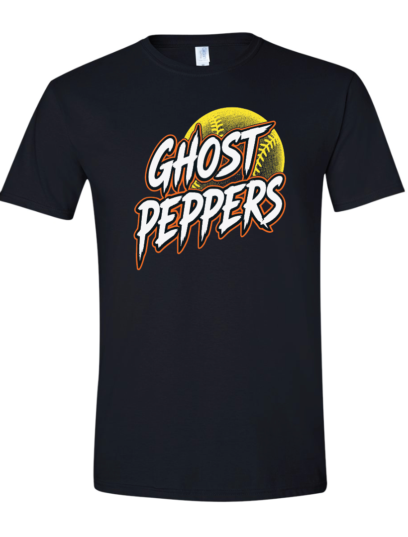 Ghost Peppers Softball Gildan T-Shirt