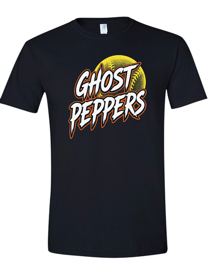 Ghost Peppers Softball Gildan T-Shirt
